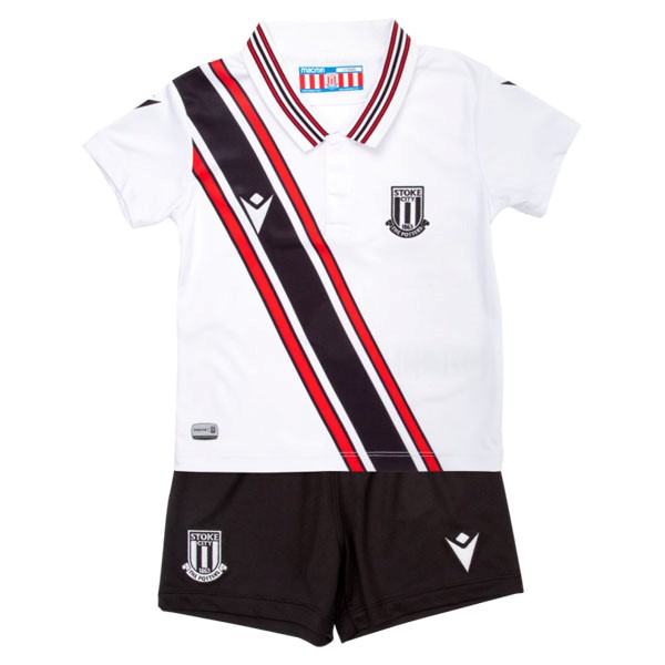 Camiseta Stoke City 2ª Niño 2022-2023 Blanco